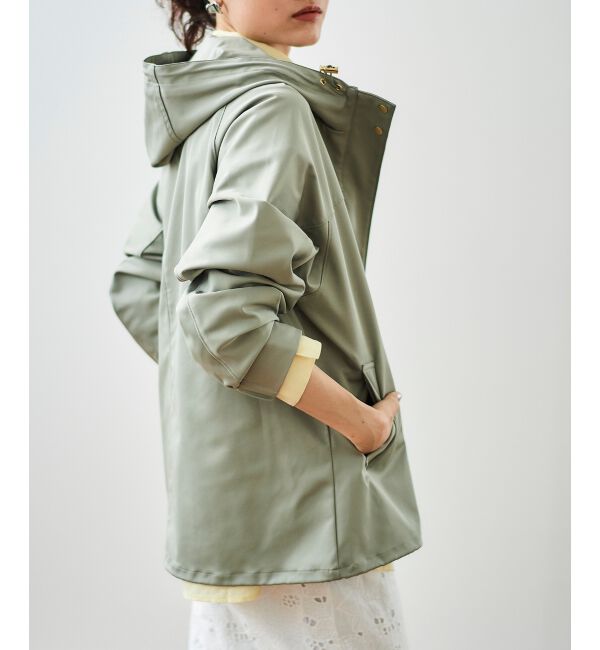 le.coeur blanc「ツイルストレッチフードブルゾン」|ブルゾン・スタジャン|