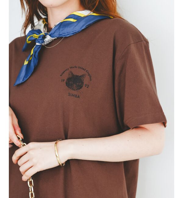  「Regency Worksネコプリント&times;モチーフT」|Tシャツ・カットソー|