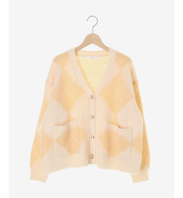  「TORRAZZO DONNA別注アーガイルニットカーデ」|カーディガン|