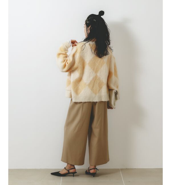  「TORRAZZO DONNA別注アーガイルニットカーデ」|カーディガン|