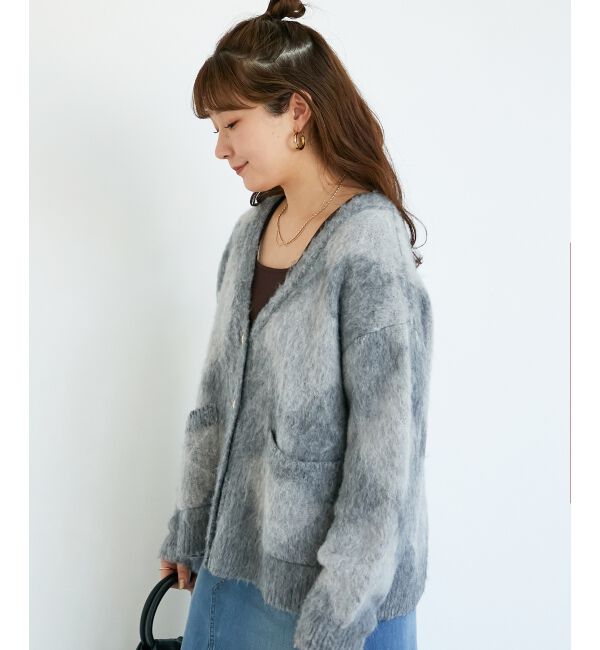  「TORRAZZO DONNA別注アーガイルニットカーデ」|カーディガン|