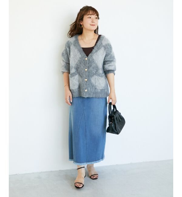  「TORRAZZO DONNA別注アーガイルニットカーデ」|カーディガン|