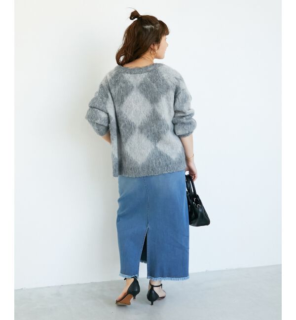  「TORRAZZO DONNA別注アーガイルニットカーデ」|カーディガン|