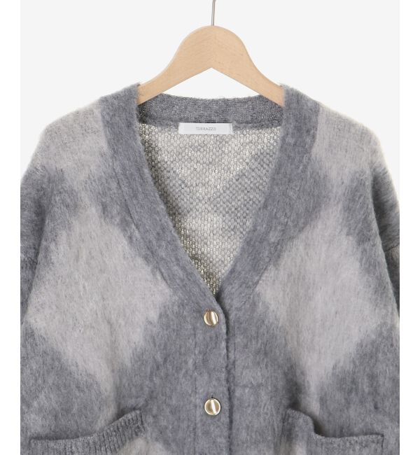  「TORRAZZO DONNA別注アーガイルニットカーデ」|カーディガン|