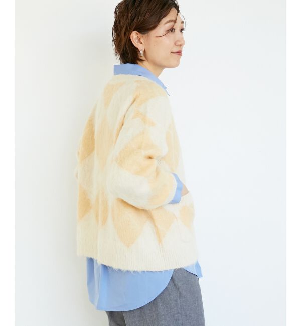  「TORRAZZO DONNA別注アーガイルニットカーデ」|カーディガン|