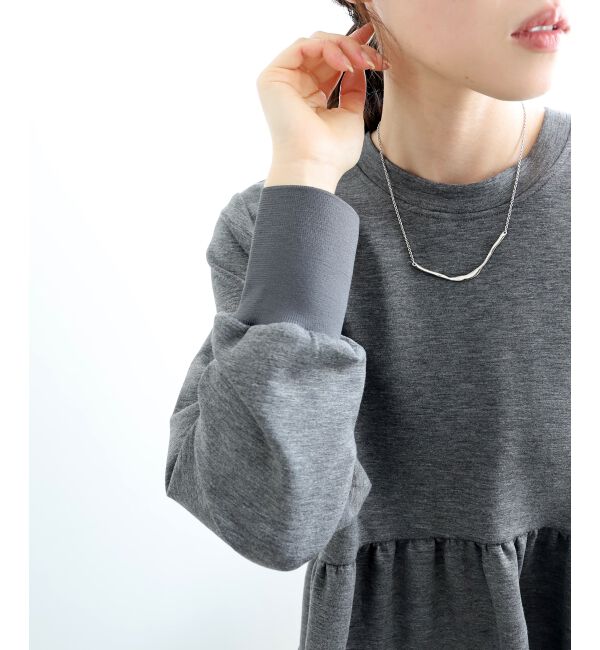  「【吸湿発熱】ギャザーレイヤープルオーバー」|Tシャツ・カットソー|