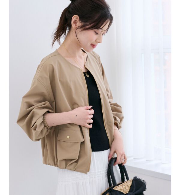  「サーブルクロスバルーンブルゾン」|ブルゾン・スタジャン|