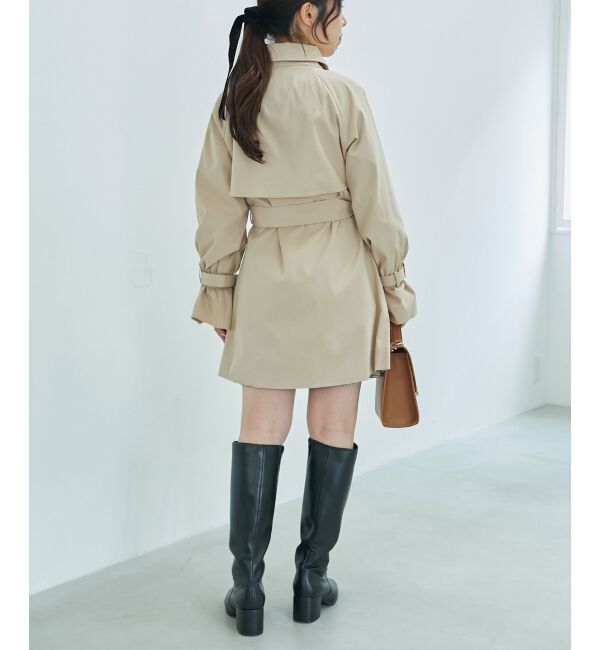 MAJESTICLEGON「ビット付ミディトレンチコート」|トレンチコート|