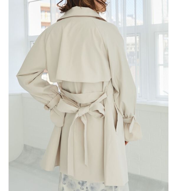 MAJESTICLEGON「ビット付ミディトレンチコート」|トレンチコート|