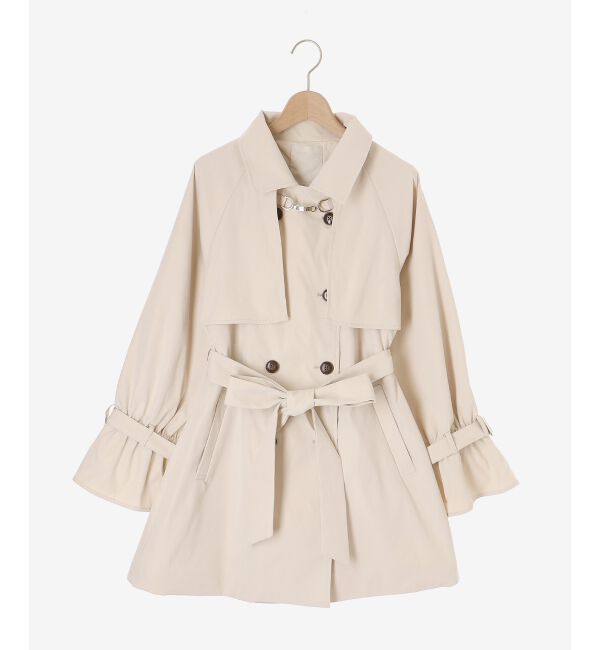 MAJESTICLEGON「ビット付ミディトレンチコート」|トレンチコート|