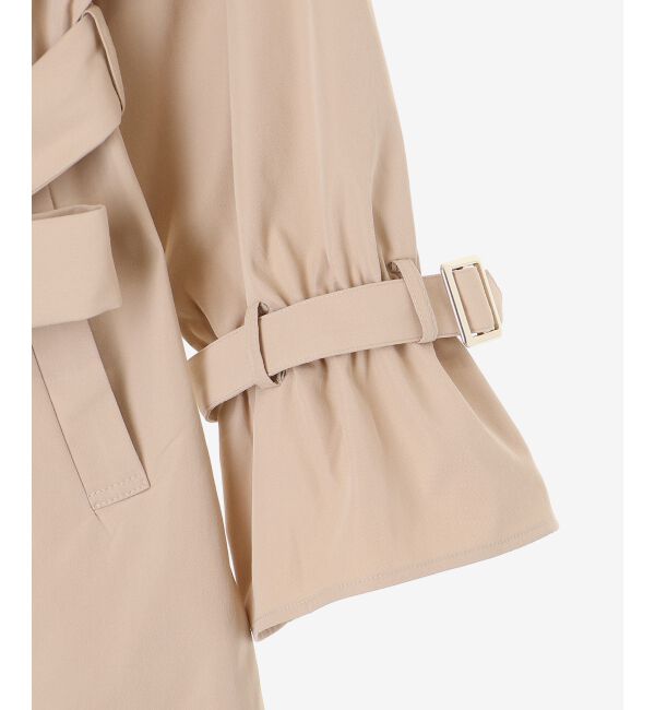 MAJESTICLEGON「ビット付ミディトレンチコート」|トレンチコート|