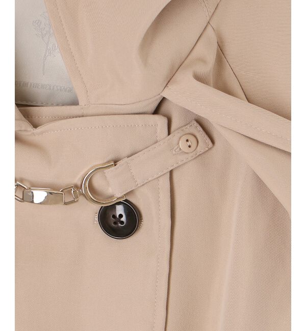 MAJESTICLEGON「ビット付ミディトレンチコート」|トレンチコート|
