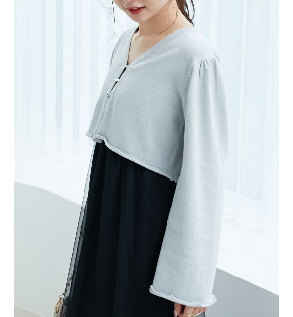 MAJESTICLEGON「レディラメニットカーデ」|カーディガン|