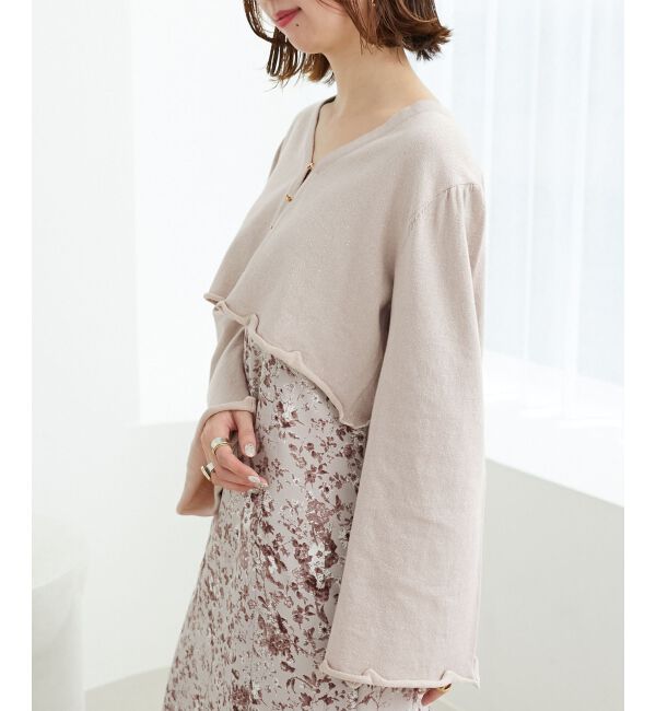 MAJESTICLEGON「レディラメニットカーデ」|カーディガン|