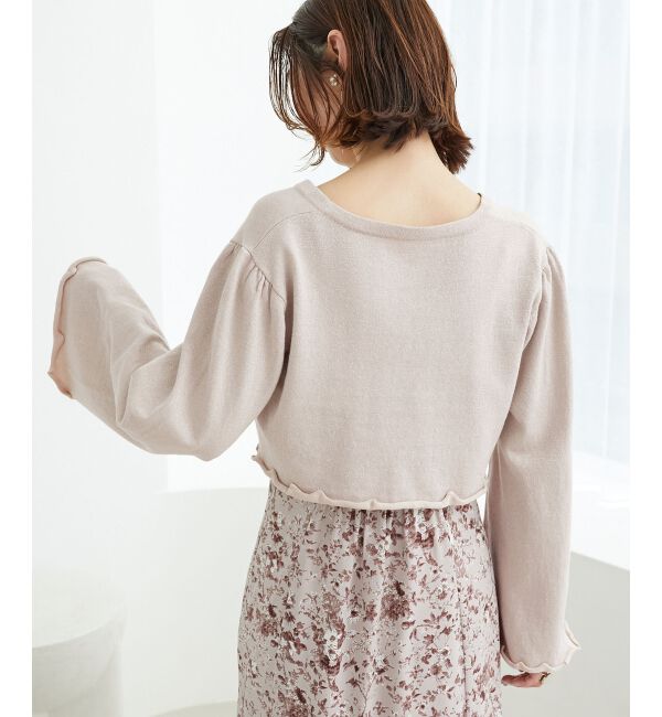 MAJESTICLEGON「レディラメニットカーデ」|カーディガン|