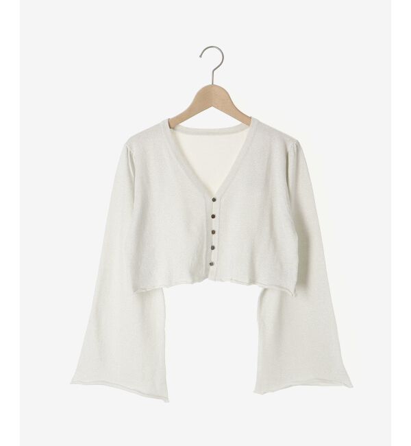 MAJESTICLEGON「レディラメニットカーデ」|カーディガン|