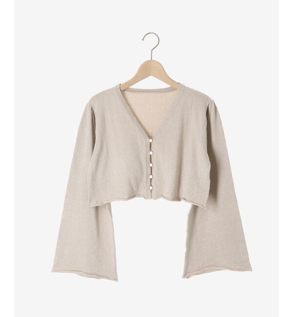 MAJESTICLEGON「レディラメニットカーデ」|カーディガン|