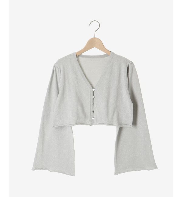 MAJESTICLEGON「レディラメニットカーデ」|カーディガン|