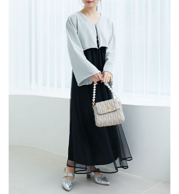 MAJESTICLEGON「レディラメニットカーデ」|カーディガン|