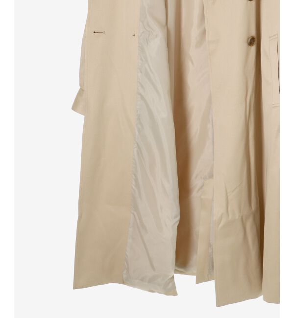 MAJESTICLEGON「ドレープフリルトレンチコート」|トレンチコート|