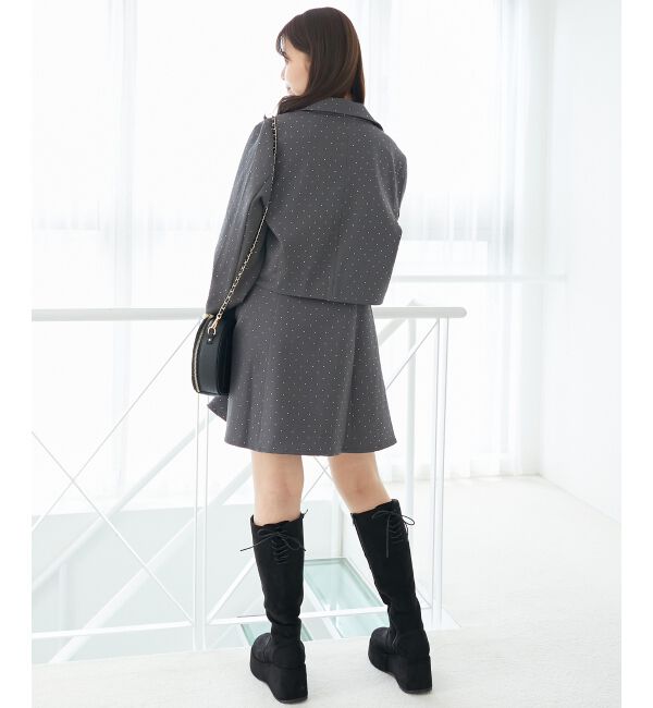  「キラキラビッグリボンミニワンピ」|ワンピース|