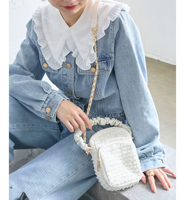  「レースフリルマルチショルダー」|ショルダー・メッセンジャー|