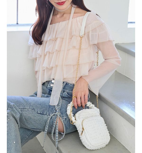  「レースフリルマルチショルダー」|ショルダー・メッセンジャー|