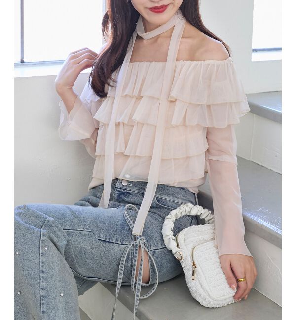  「レースフリルマルチショルダー」|ショルダー・メッセンジャー|