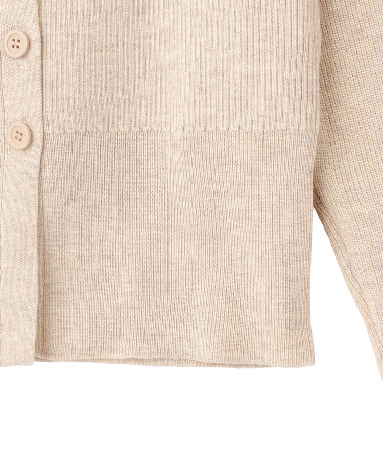 earth music&ecology「襟付きニットアンサンブル」|カーディガン|