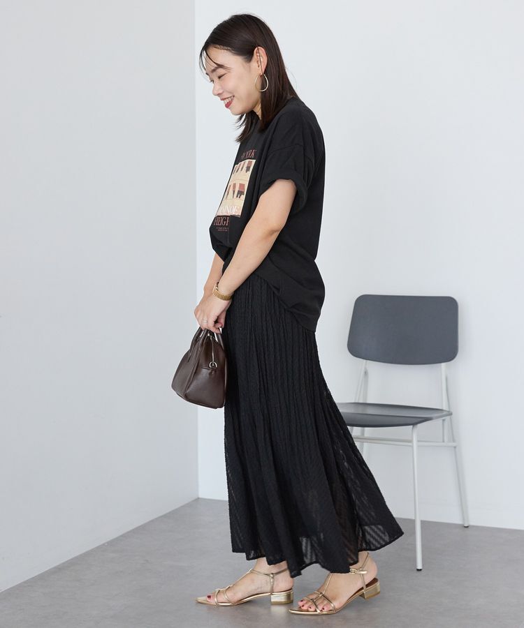 AMERICAN HOLIC「カットジャガードプリーツスカート」|スカート|