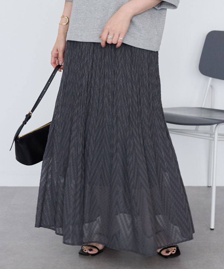 AMERICAN HOLIC「カットジャガードプリーツスカート」|スカート|