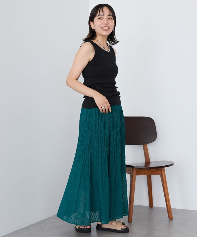 AMERICAN HOLIC「カットジャガードプリーツスカート」|スカート|