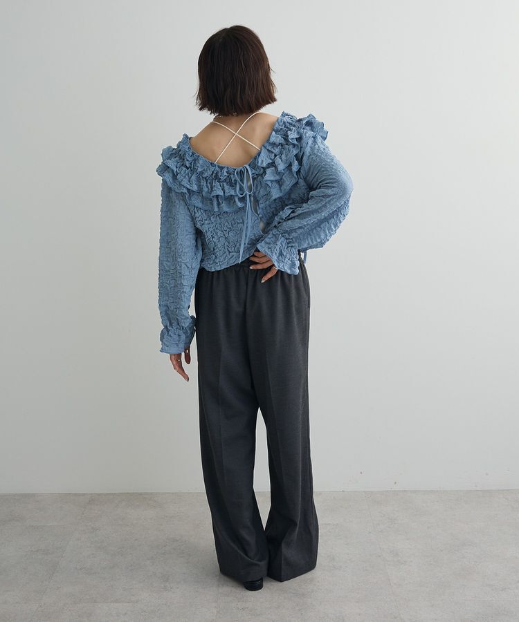 AnriettMusee「2WAYフリルブラウス」|シャツ・ブラウス|