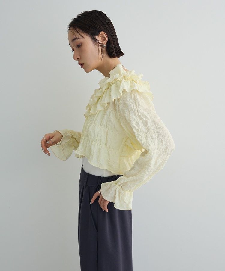 AnriettMusee「2WAYフリルブラウス」|シャツ・ブラウス|