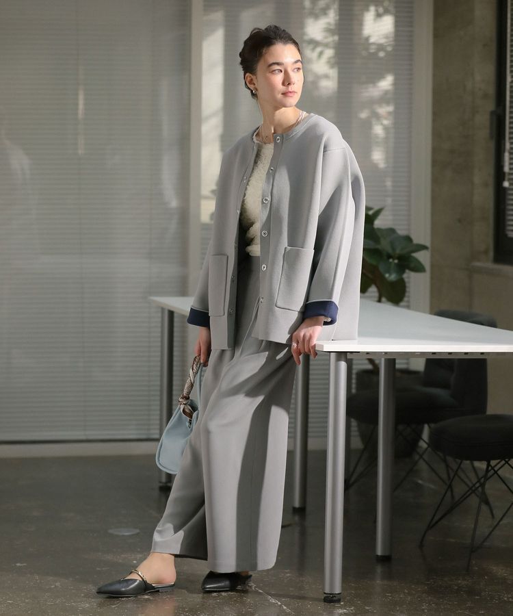 Green Parks「リングドットニットコーディガン」|カーディガン|