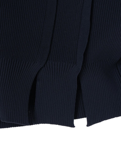 Editt by YECCA VECCA「タックスリットVネックカーディガン」|カーディガン|