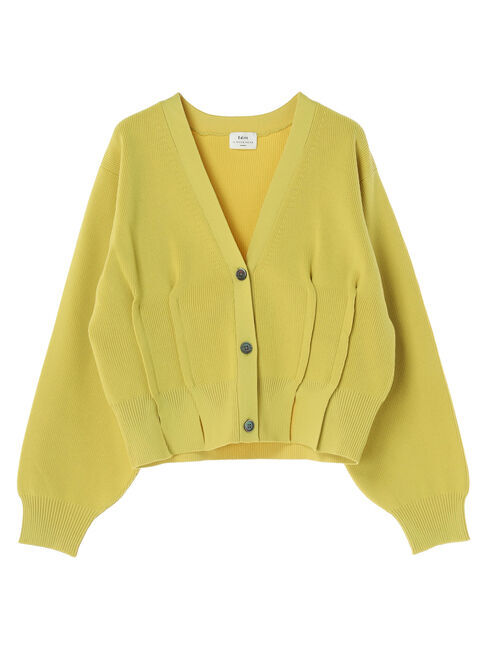 Editt by YECCA VECCA「タックスリットVネックカーディガン」|カーディガン|