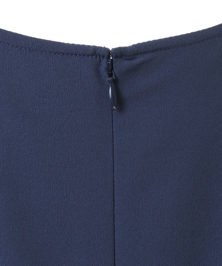 YECCA VECCA「ジョーゼットプリーツワンピース」|ワンピース|