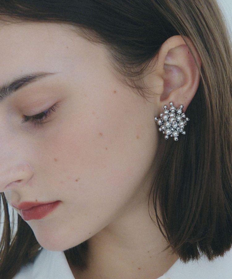 YECCA VECCA「ボリュームボールイヤリング」|イヤリング|