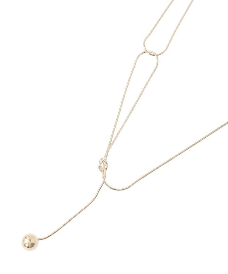 YECCA VECCA「アシメデザインワントップネックレス」|ネックレス|