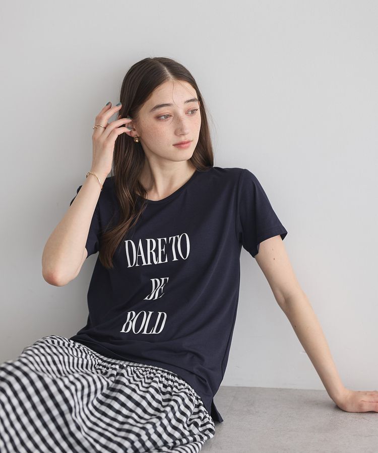 YECCA VECCA「ロゴTee」|Tシャツ・カットソー|Navy