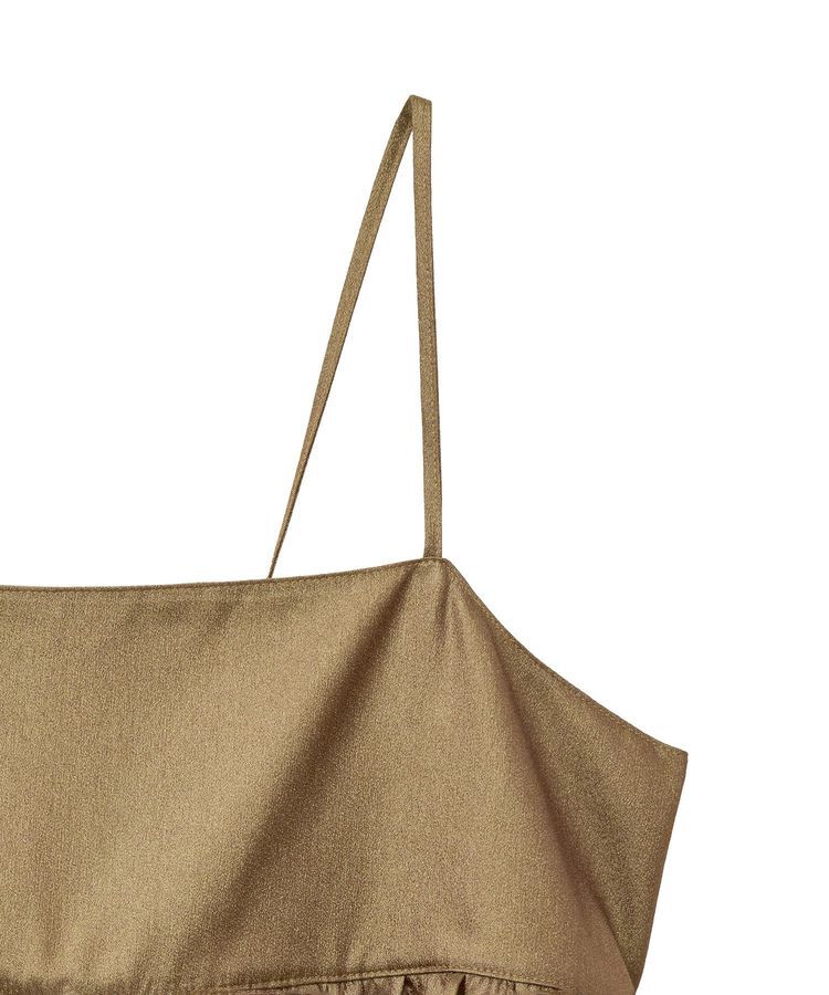 YECCA VECCA「シャイニーオーバーキャミ」|キャミソール|