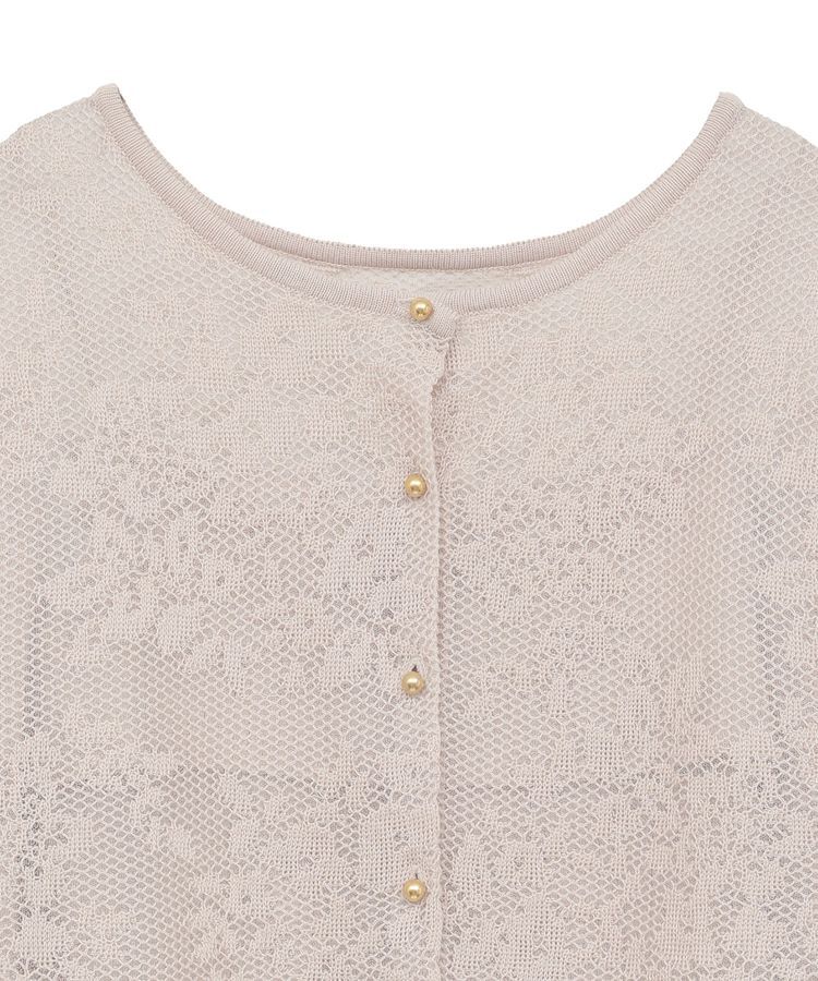 YECCA VECCA「【2点SET】インナーセットレース柄カーディガン」|カーディガン|