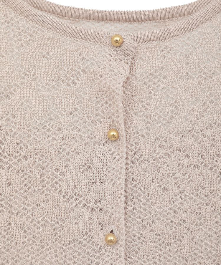 YECCA VECCA「【2点SET】インナーセットレース柄カーディガン」|カーディガン|