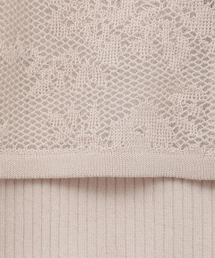 YECCA VECCA「【2点SET】インナーセットレース柄カーディガン」|カーディガン|