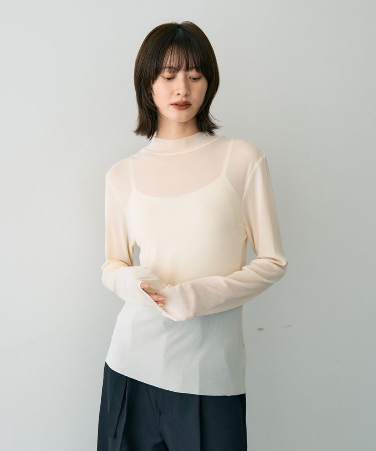 YECCA VECCA「ハイネックシアーインナー」|インナー|