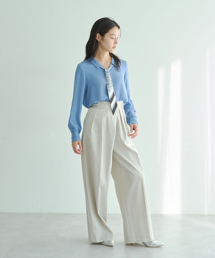 YECCA VECCA「スカーフ付きブラウス」|シャツ・ブラウス|