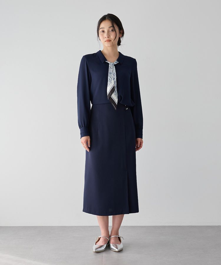 YECCA VECCA「スカーフ付きブラウス」|シャツ・ブラウス|