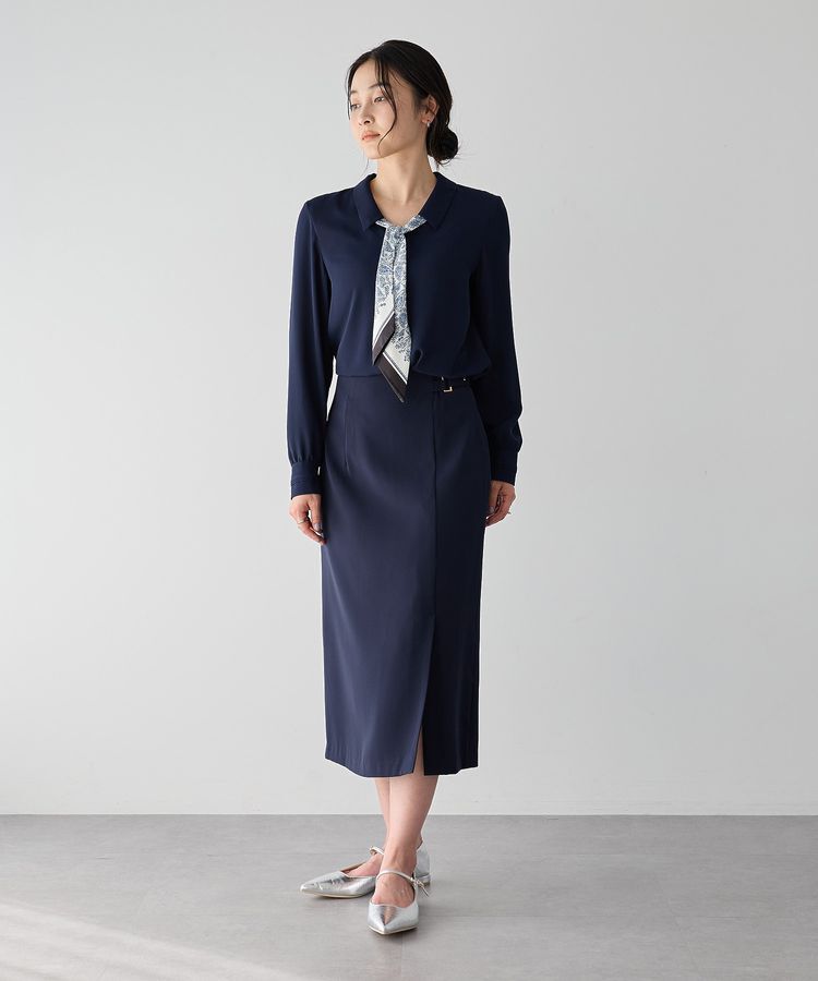 YECCA VECCA「スカーフ付きブラウス」|シャツ・ブラウス|