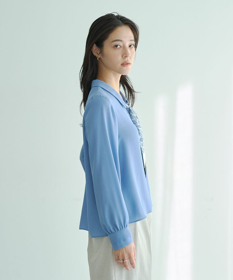 YECCA VECCA「スカーフ付きブラウス」|シャツ・ブラウス|